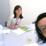 ペットボトルのデザインの紹介とカレンダーデザインの打ち合せ