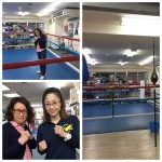 ボクシングジムに打ち合わせ